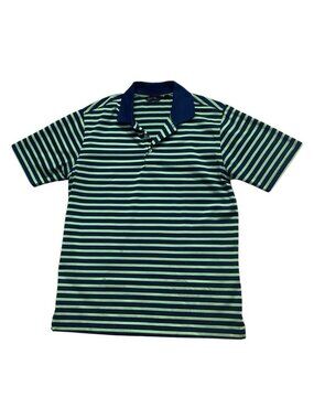 Walter Hagen Mens Striped Performance Golf Polo Short Sleeve Shirt Size S